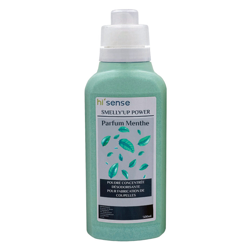 POUDRE CONCENTREE DESODORISANTE - Parfum Menthe - 500ml